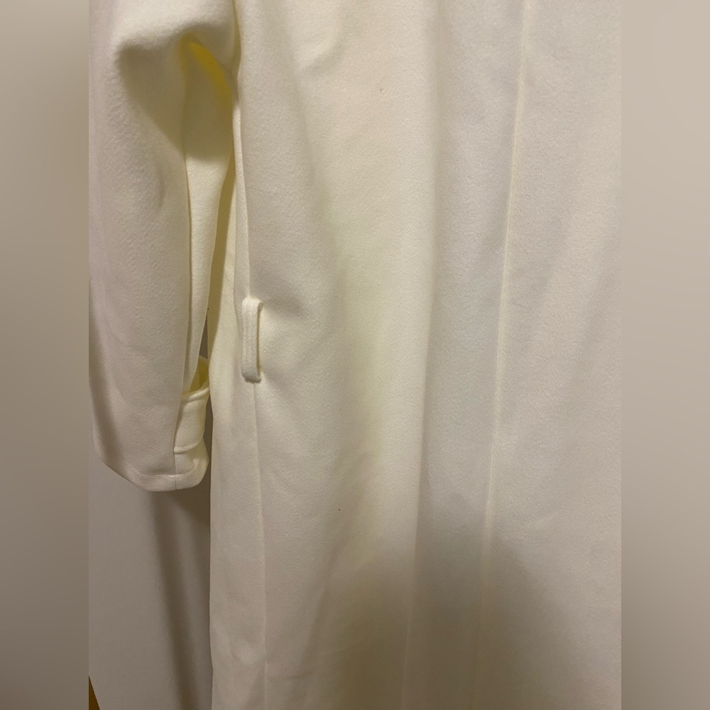 NWT Wool Look Longline Trench Coat - Picture 13 of 16